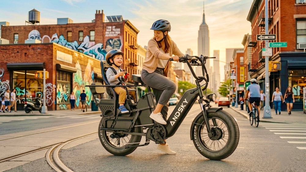 Andsky Haulio Max – Dual Battery Long Range Cargo E-Bike