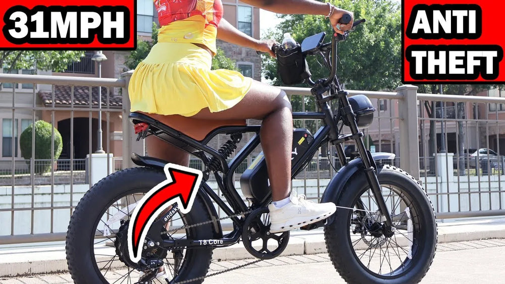 BEST CHEAP FAST EBike Moped of 2025 $830 - ANDSKY T8 Core Electric Bike Review 1000W FULL SUSPENSION
